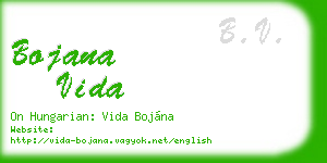 bojana vida business card